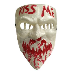 หน้ากาก Kiss Me พร้อมส่ง มี 2 สี หน้ากาก Halloween