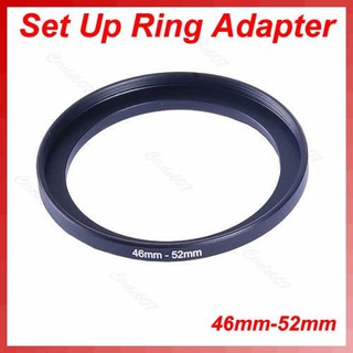 ❤❤Metal 46mm-52mm Step Up Lens Filter Ring 46-52 mm 46 to 52 Stepping Adapter