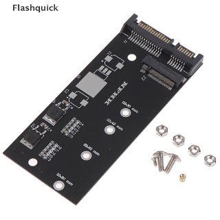 [Flashquick] B+M key M.2 ngff ssd to m.2 sata 3 raiser m.2 to sata adapter expansion card Hot Sell