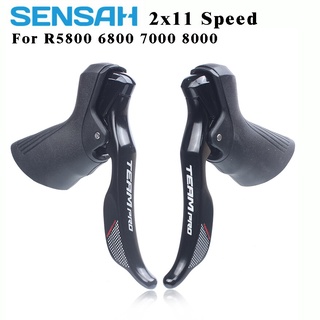 Sensah เกียร์เบรคคู่ 2X11 สําหรับรถจักรยาน Shimano R7000 R8000 105 11S Groupset