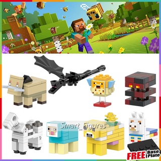 Minecraft Minifigures Hoglin Ender Dragon Pufferfish Magma Cube ...