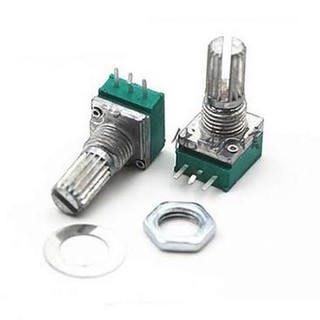 สินค้า VR Variable Resistors Single Turn Rotary Carbon Film Taper Potentiometer ตัวต้านทานปรับค่าได้ โวลุ่ม 3 ขา