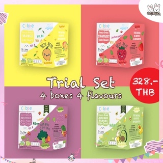 สินค้า Cubbe Baby Snacks 4 รสชาติ ขนมเด็กทำจากผลไม้แท้ ฟรีซดราย ตราคิ้วบ์เบบี้ สแน็ค