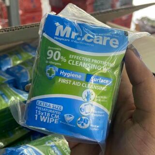 ภาพหน้าปกสินค้าผ้าเปียก ทำความสะอาด Mr. Care (แพค10ชิ้น) ซึ่งคุณอาจชอบสินค้านี้