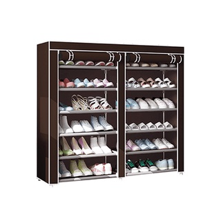 โปรโมชั่น : ตู้ ตู้รองเท้า ชั้นวางรองเท้า 6 ชั้น 12 ช่อง วางของ ที่รองรองเท้า สิ่งของ กันน้ำ กันฝุ่น เคลื่อนย้ายสะดวก ผ้า Nonwoven