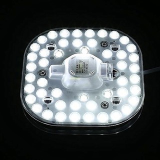 หลอดไฟ LED 24W รุ่น 2835SMD แบบทรงสี่เหลี่ยม 48LED , 220V