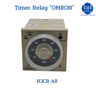 OMRON Timer Relay H3CR-A8-3min.<48x48x81.6mm.>220v