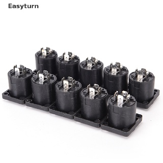 ภาพหน้าปกสินค้าEasyturn 10x Speakon 4 Pin Female jack Compatible Audio Cable Panel Socket Connector Hot Sale TH ที่เกี่ยวข้อง