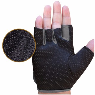 AOLIKES ถุงมือฟิตเนส Fitness Glove Weight Lifting Gloves(สีเทา)