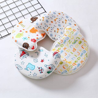 สินค้า \"พร้อมส่ง\" D007 หมอนเมมโมรี่โฟม Baby pillow หมอนหัวทุย หมอนหลุมแบบยาว หมอนออร์แกนิคผ้าคอตตอน