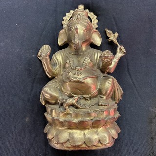 🕉 พระพิฆเนศ ปางเศรษฐี ทองเหลือง งานอินเดีย พระคเณศ Ganesha พระพิฆเณศวร พระพิฆเณศวร์ คณปติ เทพพระเจ้า ช้าง ศิลปะ