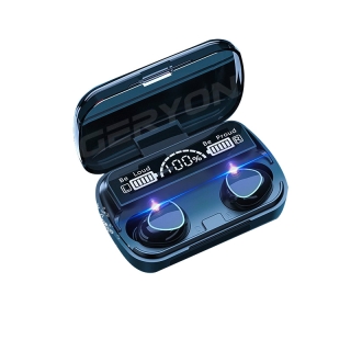 โปรโมชั่น : TWS Wireless bluetooth 5.1 headset Earphone Earbud หูฟังบลูทูธ สเตอริโอ หูฟังเล่นเกมส์แยกเสียงซ้ายขวา รุ่น M10