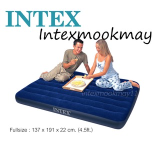 สินค้า Intex 64758 / 68758 / ที่นอนเป่าลม สีน้ำเงิน ขนาด 4.5 ฟุต