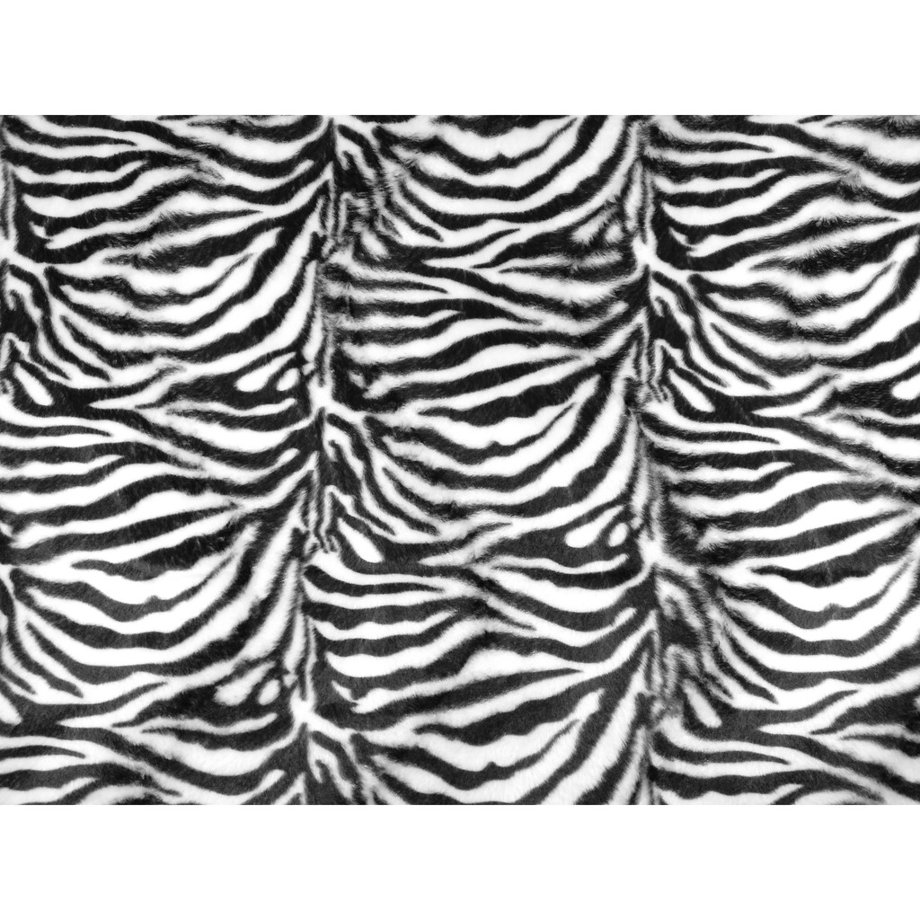 ผ้าเมตร-ผ้าขนสัตว์เทียม-ผ้าลายม้าลาย-ขาาวดำ-เนื้อหนานุ่ม-zebra-faux-fur