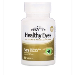 ภาพขนาดย่อของภาพหน้าปกสินค้าส่งจากอเมริกา 30 วัน )) 21st Century Healthy Eyes, Extra, 36 Tablets บำรุงดวงตา *** รอไม่ไหว อย่าซื้อ*** จากร้าน fullhealthly บน Shopee