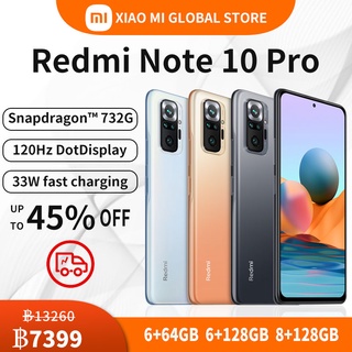 ภาพหน้าปกสินค้า【การจัดส่งที่รวดเร็ว】Xiaomi Redmi Note 10 Pro (6GB+64GB)/(6GB+128GB)/8G +128G) โทรศัพท์มือถือ global version 100% Original Smartphone ที่เกี่ยวข้อง
