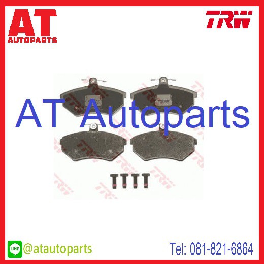 ผ้าเบรคชุดหน้า-ชุดหลัง-vw-golf-1h1-3door-1991-1997-gdb454-gdb1044-gdb823-ยี่ห้อ-trw-ราคาขายต่อชุด