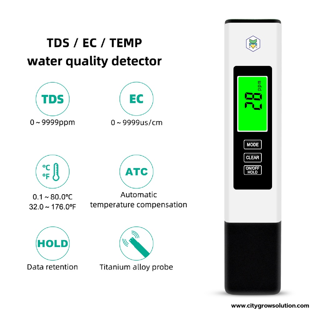 เครื่องวัดคุณภาพน้ำ-3in1-tds-ec-temp-meter-เครื่องวัดค่าน้ำ-เครื่องวัดความเข้มปุ๋ย-tds-meter-จอมีไฟ-lcd