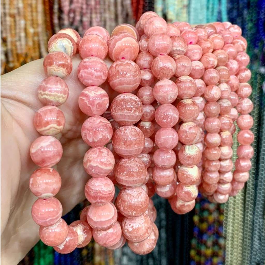 กำไลข้อมือ-โรโดโครไซต์-rhodochrosite-กุหลาบอินคา-เกรดพรีเมี่ยม