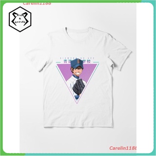 2022 Sawamura Eijun Essential T-Shirt เสื้อยืดพิมพ์ลายการ์ตูนมังงะ ดผ้าเด้ง คอกลม cotton แฟชั่น discount Unisex