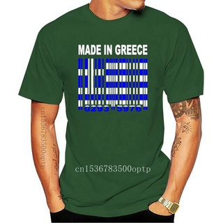 เสื้อผ้าผชใหม่ เสื้อยืดลําลอง แขนสั้น พิมพ์ลายธงชาติกรีก MADE IN GREECE Y67S-5XL