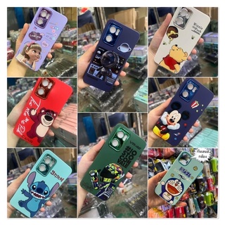 Case 📲🐬เคส Oppo A57(5g) เคสกำมะหยี่ ขอบโครเมี่ยม การ์ตูน รุ่น Oppo A57(4g) A57(5g) A77(5g) A74(4g) A95 สินค้าพร้อมส่ง