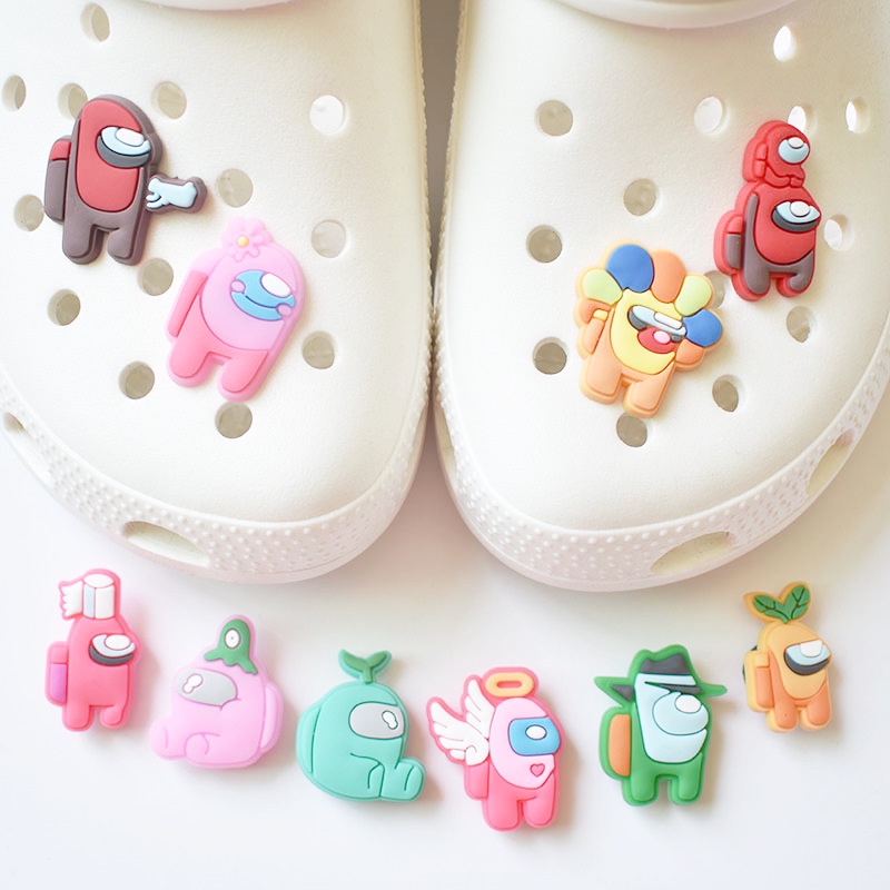 เข็มกลัด-รูปรองเท้า-crocs-jibbitz-pins-สีสันสดใส-สไตล์สร้างสรรค์-diy