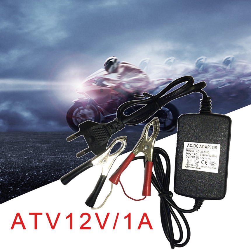 อุปกรณ์ชาร์จแบตเตอรี่สำหรับรถจักรยานยนต์รถ ATV 12v / 1A