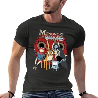 เสื้อเด็กหญิง - MononokeTimeAdventureTimePrincessMononokeโอเวอร์ไซส์Tเสื้อคอสตอมเมนส์คลอเธส100%ฝ้าย