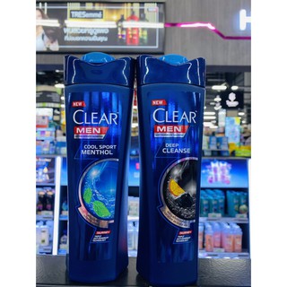 โฉมใหม่ Clear men (320 มล) เคลียร์ เมน แอนตี้ แดนดรัฟ แชมพู มีให้เลือก 2 สูตร