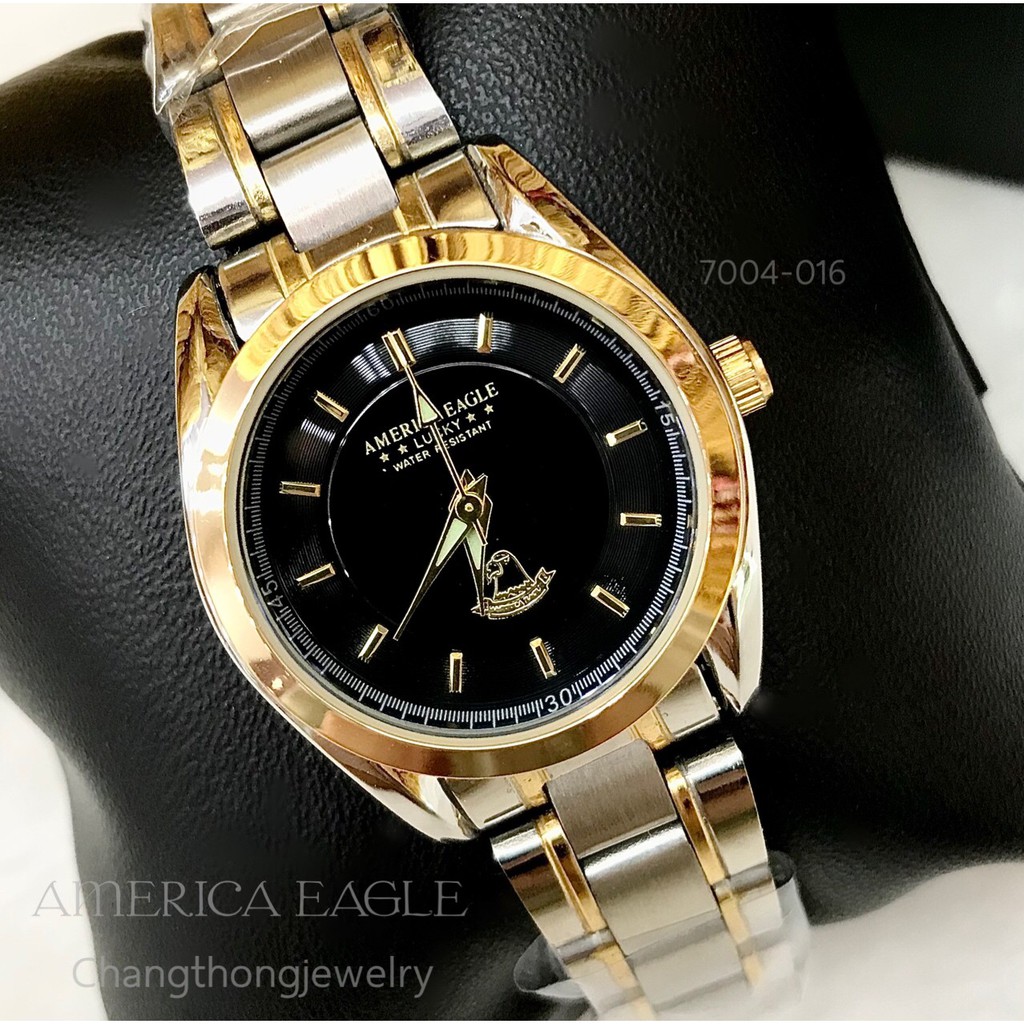 นาฬิกา-america-eagle-7004-016-ทองคุณภาพดี-ทองชุบ-ทองปลอม-ทองไมครอน