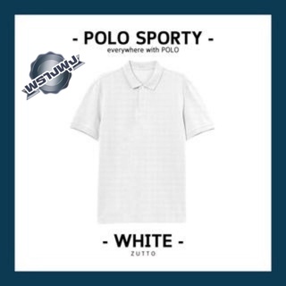 ภาพหน้าปกสินค้าเสื้อโปโลพรางพุงรุ่น Sporty - สีขาว(WHITE) เนื้อผ้านุ่มใส่สบาย ระบายอากาศได้ดี! เสื้อผ้าคนอ้วน เสื้อผ้าไซส์ใหญ่ ซึ่งคุณอาจชอบราคาและรีวิวของสินค้านี้