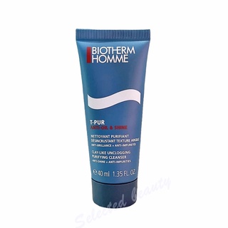 Biotherm T-Pur Anti Oil & Shine Cleanser 40 ml