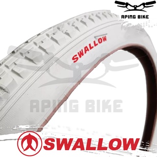 Putih Onthel Swallow ยางนอกรถจักรยาน 28x1 1/2 สีขาว สําหรับยาง Onto Tires