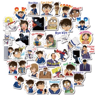 ภาพหน้าปกสินค้าสติกเกอร์การ์ตูน Conan Anime กันน้ํา 40 ชิ้น สําหรับตกแต่งสมุด สมุดภาพ ซึ่งคุณอาจชอบราคาและรีวิวของสินค้านี้
