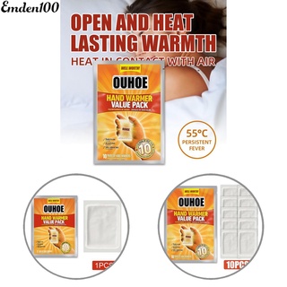 emden100 Wide Application Hand Warmer Pad Natural Heat Warmer Paste Comfortable for Winter