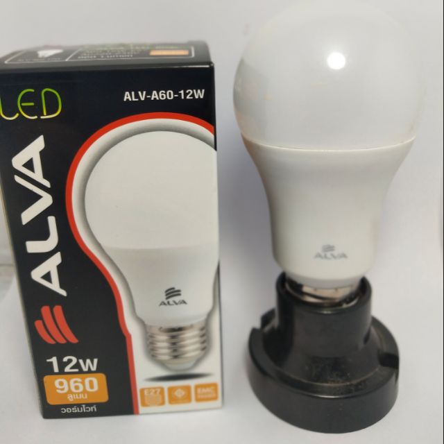 หลอด LED Bulb ALVA 12w ขายถูก | Shopee Thailand