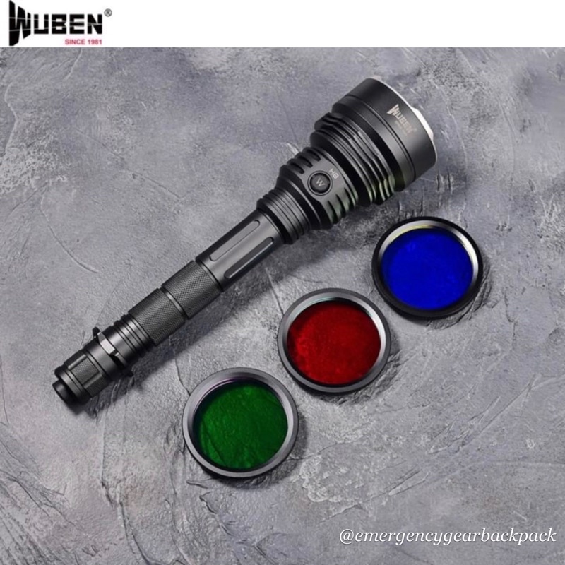 wuben-h8-1800lms-250000cd-1000m-tactical-flashlight-deluxe-set-ตัวแทนจำหน่ายอย่างเป็นทางการ