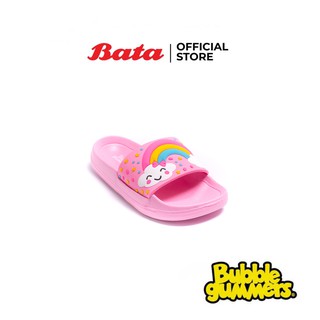 *Best Seller* Bata บาจา ยี่ห้อ Bubble Gummers รองเท้าแตะ  รองเท้าใส่เล่น สายคาดลายการ์ตูน สำหรับเด็กหญิง รุ่น Magical สีชมพู 3615969