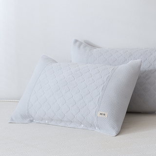 【บลูไดมอนด์】Pillow Case Cotton One-Pair Package Non-Slip Non-Shedding Magic Pillowcase Cotton Household Minimalist Nordi