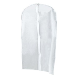 ถุงคลุมเสื้อครึ่งตัว PEVA ใส (1x3) PLIM ถุงคลุมเสื้อสูทใส ครึ่งตัว สำหรับจัดเก็บเสื้อขนาดสั้น มีซิปรูดด้านหน้าสามารถหยิบ