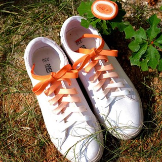 ภาพขนาดย่อของสินค้า1PAIR Boots Sneaker Sports Flat Strings Candy Color Gradient Shoe Laces