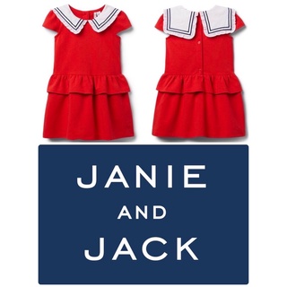Janie and Jack "SAILOR COLLAR PONTE DRESS "