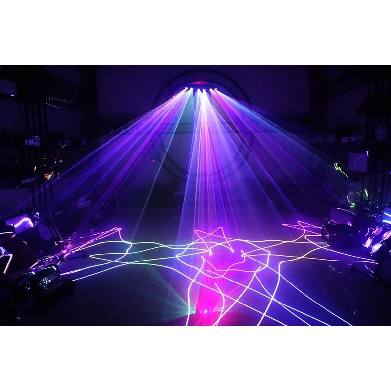 ไฟดิสโก้เทค-เลเซอร์-6หัว-7สี-rgb-disco-laser-full-color