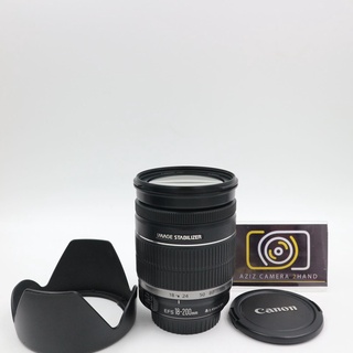 สินค้า เลนส์​ Canon​ 18-200​ f3.5-5.6​ ​is​ การทำงานเต็ม​ระบบ​ ไม่มี​ต​ำ​หนิ​ มีกันสั่น