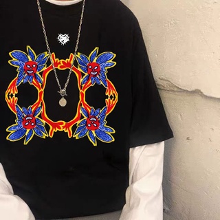 เสื้อคนอ้วนผญ - แร็ปเปอร์สวีเดนBladee333อัลบั้มเพลงคอกลมเกาหลีTeesHop100ยาววินเทจสั้นกิลแดน