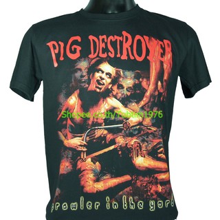 เสื้อวง Pig Destroyer เสื้อยืดวงดนตรีร็อค เสื้อวินเทจ พิก ดีสทรอเยอร์ PDR1099