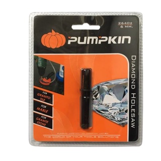 ดอกโฮลซอ PUMPKIN เจาะกระเบื้อง ขนาด 6 มม. สีดำ จำนวน 1ดอก