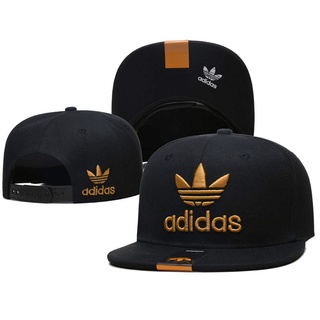 Adidas หมวกฮิปฮอป หมวกสแน็ปแบ็ค ผู้ชาย ผู้หญิง เย็บปักถักร้อย Topi แฟชั่น หมวกกลางแจ้ง พร้อมสายรัดปรับได้