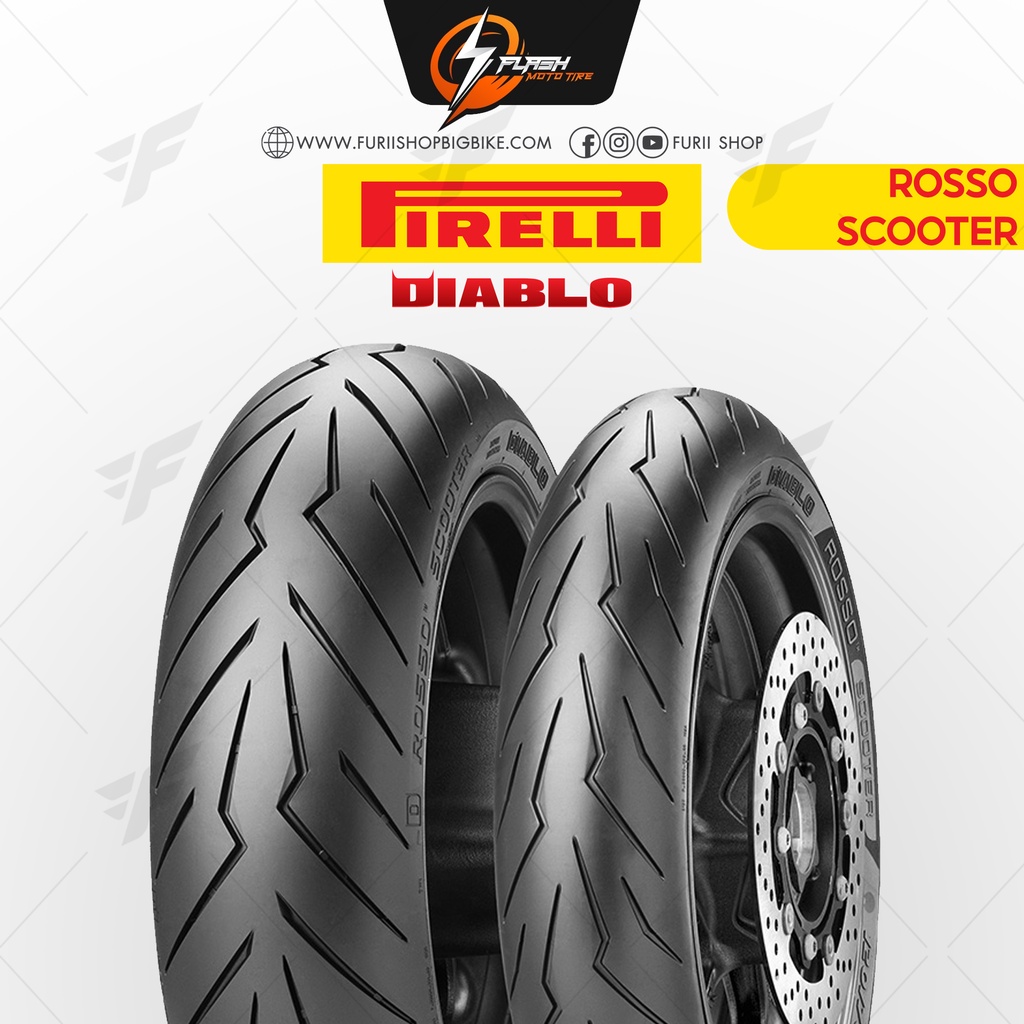 ยาง-ยางรถมอเตอร์ไซค์-ยางบิ๊กไบค์-pirelli-diablo-rosso-scooter-100-400cc